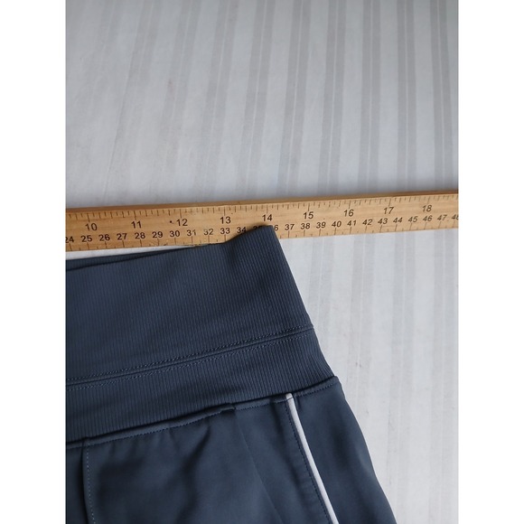 Athleta Pants Medium Venice Wide Leg Track Stripe Stretch Zip Pockets Comfort - Picture 7 of 16